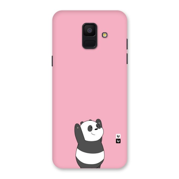 Panda Handsup Back Case for Galaxy A6 (2018)