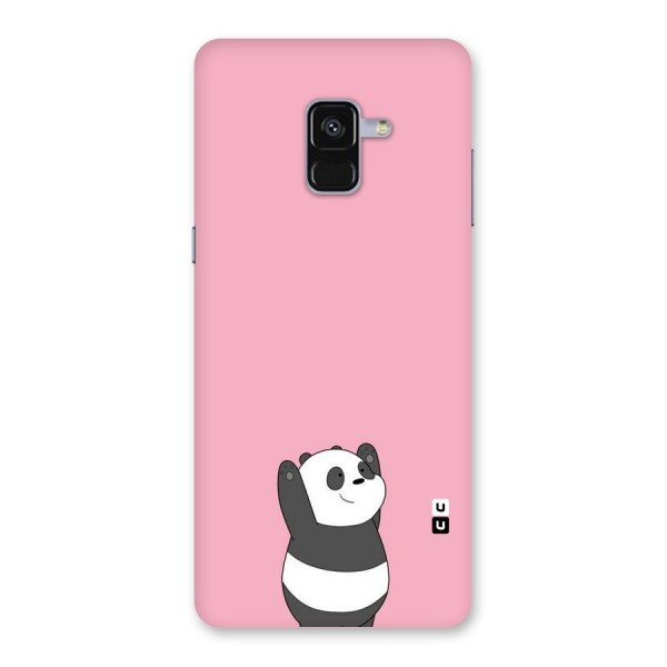 Panda Handsup Back Case for Galaxy A8 Plus