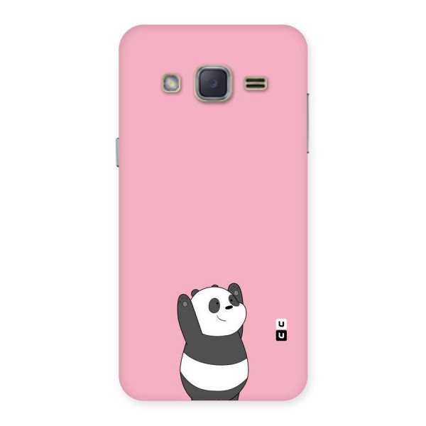 Panda Handsup Back Case for Galaxy J2