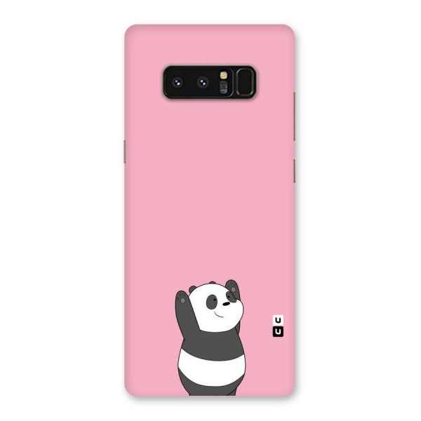Panda Handsup Back Case for Galaxy Note 8