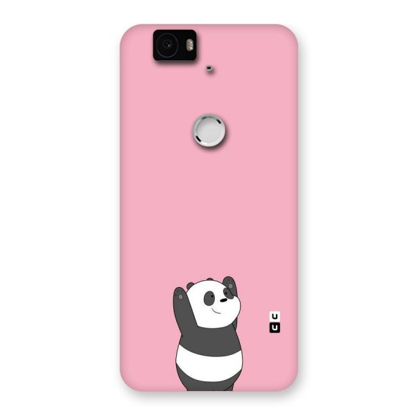 Panda Handsup Back Case for Google Nexus-6P