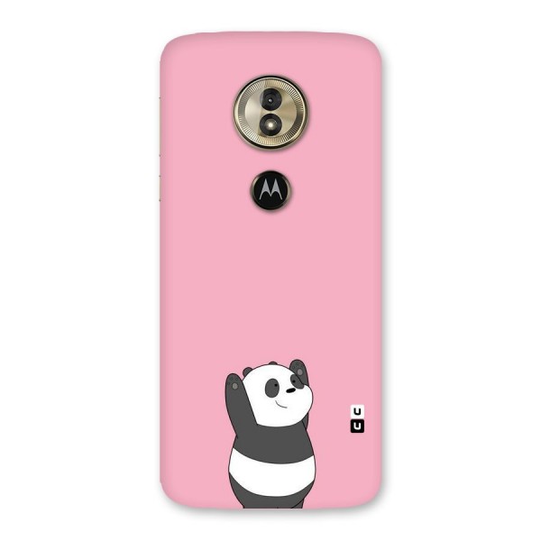 Panda Handsup Back Case for Moto G6 Play