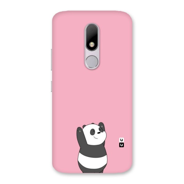 Panda Handsup Back Case for Moto M