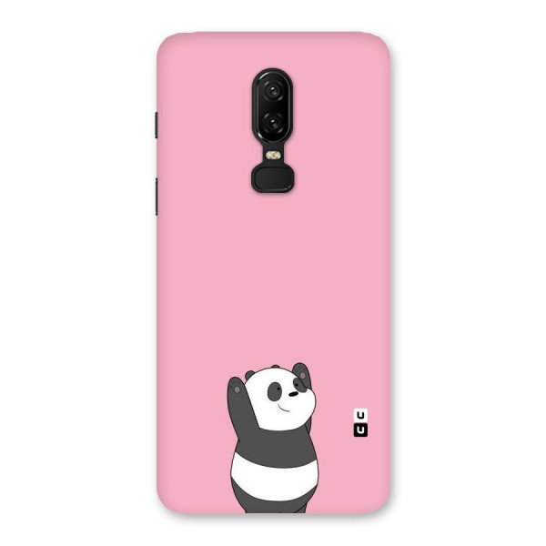 Panda Handsup Back Case for OnePlus 6