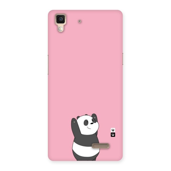 Panda Handsup Back Case for Oppo R7