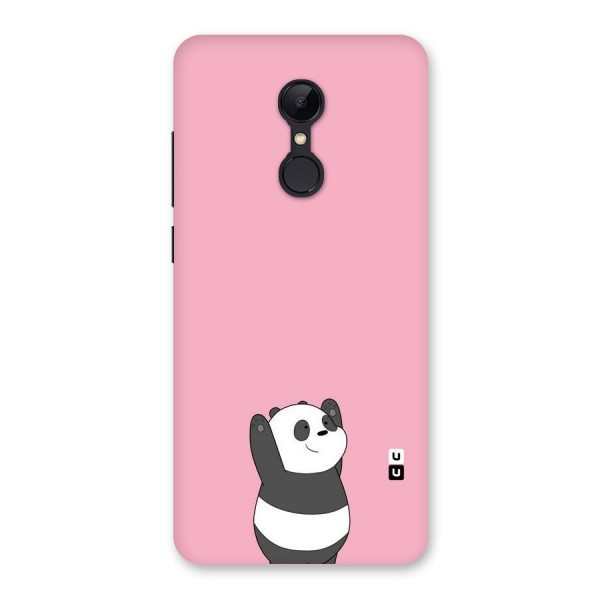 Panda Handsup Back Case for Redmi 5