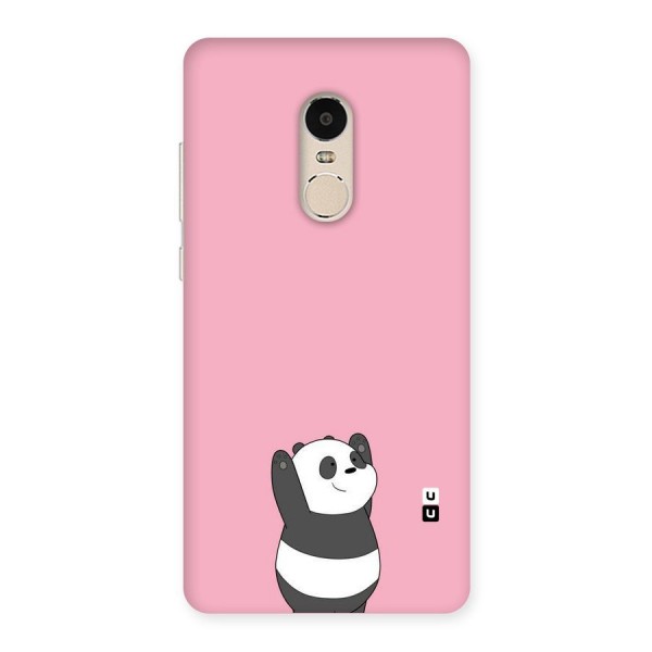 Panda Handsup Back Case for Xiaomi Redmi Note 4