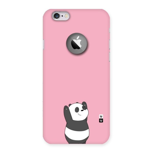 Panda Handsup Back Case for iPhone 6 Logo Cut