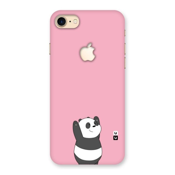Panda Handsup Back Case for iPhone 7 Apple Cut