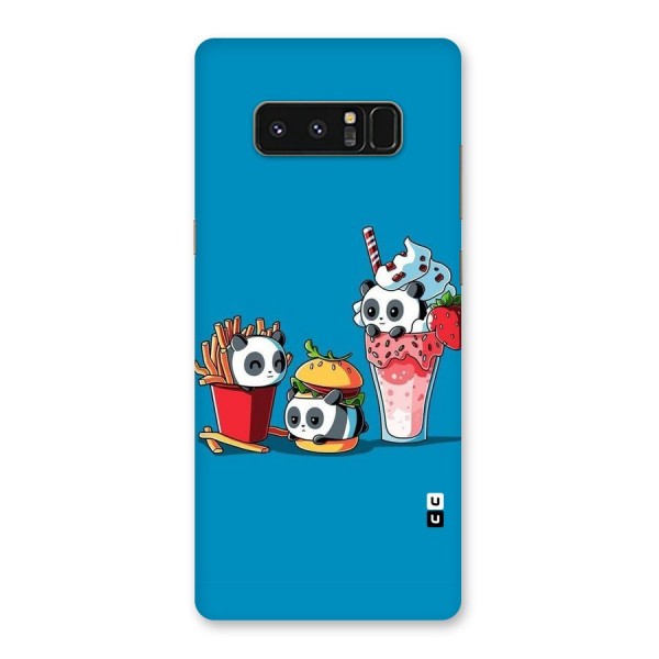 Panda Lazy Back Case for Galaxy Note 8