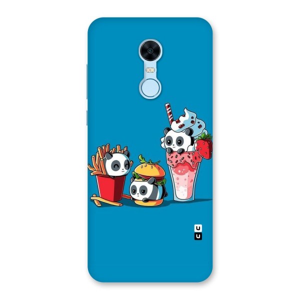 Panda Lazy Back Case for Redmi Note 5