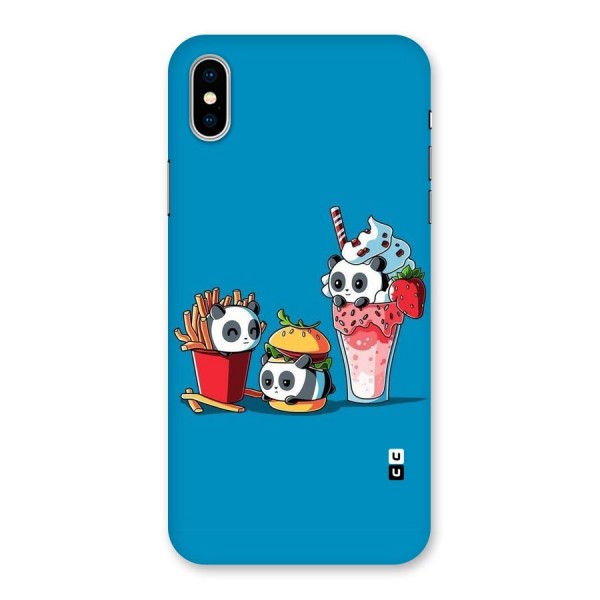 Panda Lazy Back Case for iPhone X