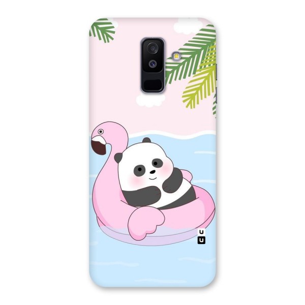 Panda Swim Back Case for Galaxy A6 Plus