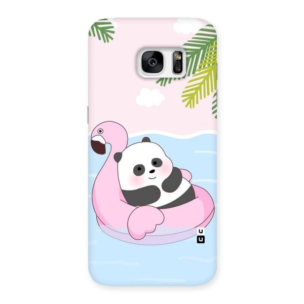 Panda Swim Back Case for Galaxy S7 Edge