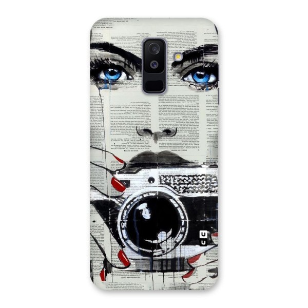 Paper Face Beauty Back Case for Galaxy A6 Plus