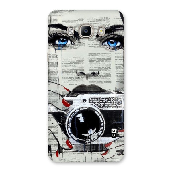 Paper Face Beauty Back Case for Galaxy On8