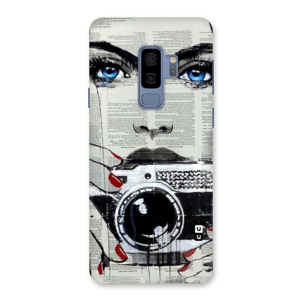 Paper Face Beauty Back Case for Galaxy S9 Plus
