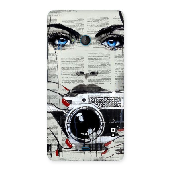 Paper Face Beauty Back Case for Lumia 540
