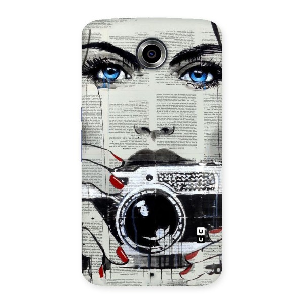 Paper Face Beauty Back Case for Nexsus 6