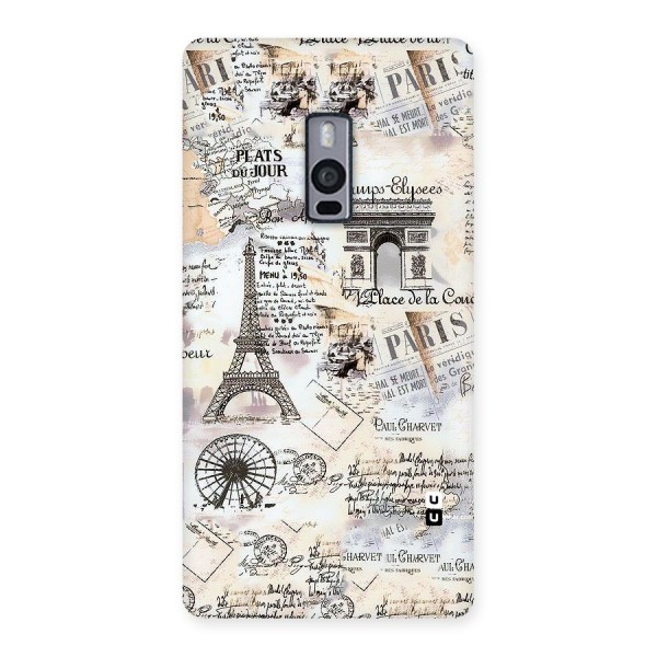 Paris Paper Back Case for OnePlus Two
