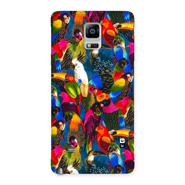 Parrot Art Back Case for Galaxy Note 4