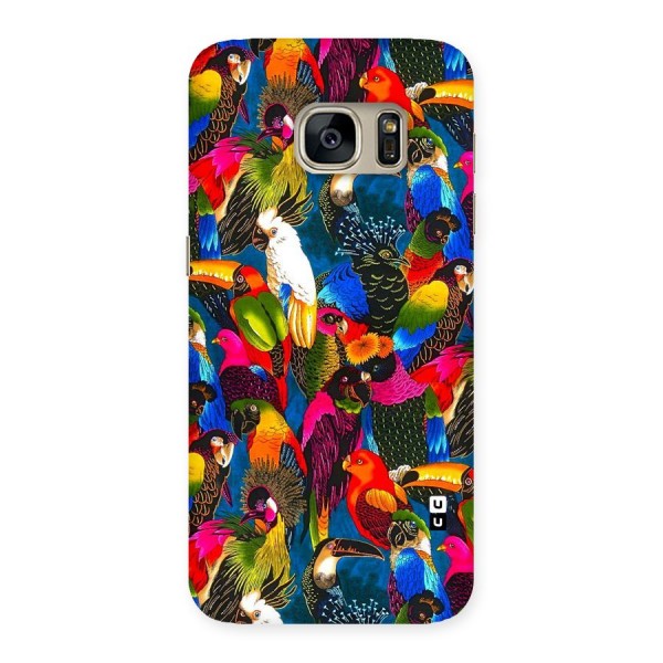 Parrot Art Back Case for Galaxy S7