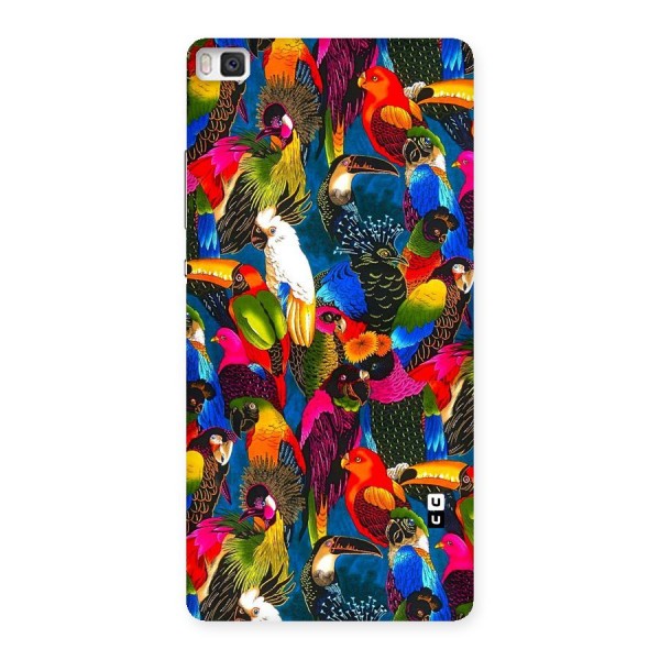Parrot Art Back Case for Huawei P8