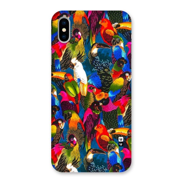 Parrot Art Back Case for iPhone X