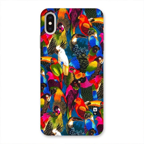 Parrot Art Back Case for iPhone XS Max