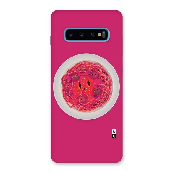 Pasta Cute Back Case for Galaxy S10 Plus