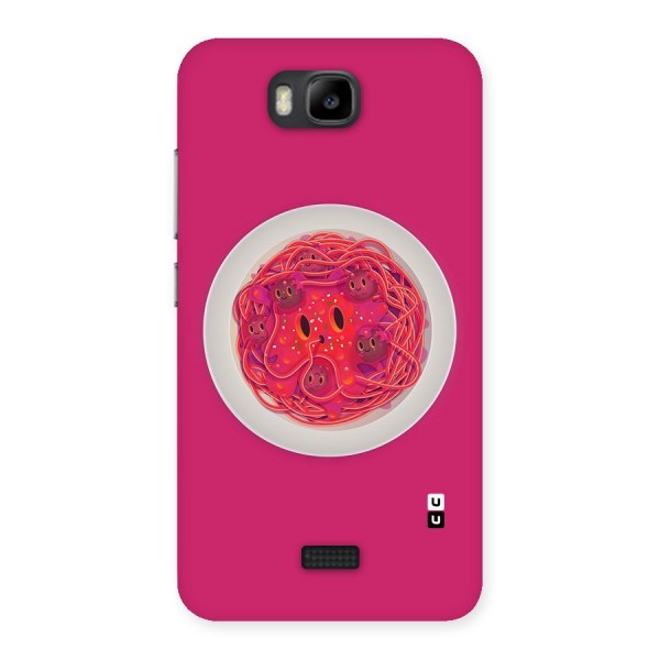 Pasta Cute Back Case for Honor Bee