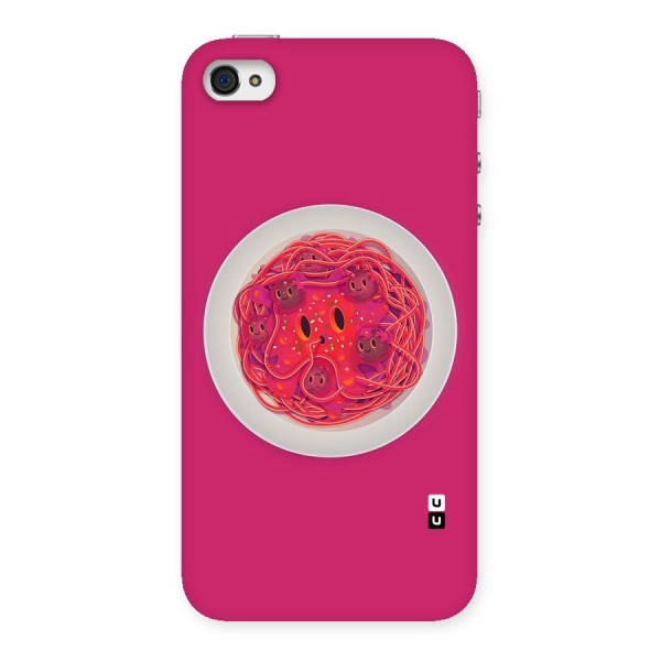 Pasta Cute Back Case for iPhone 4 4s