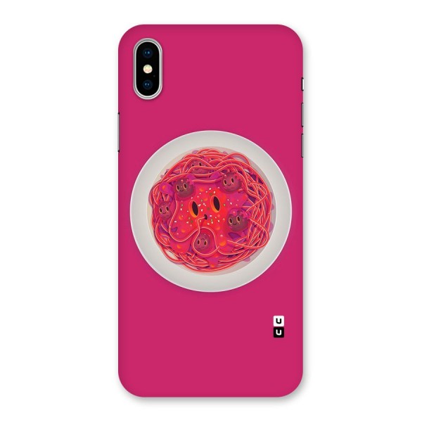 Pasta Cute Back Case for iPhone X