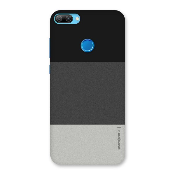 Pastel Black and Grey Back Case for Honor 9N