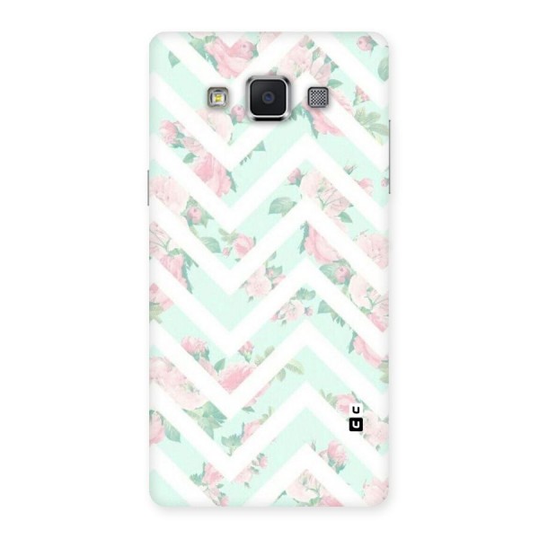 Pastel Floral Zig Zag Back Case for Samsung Galaxy A5