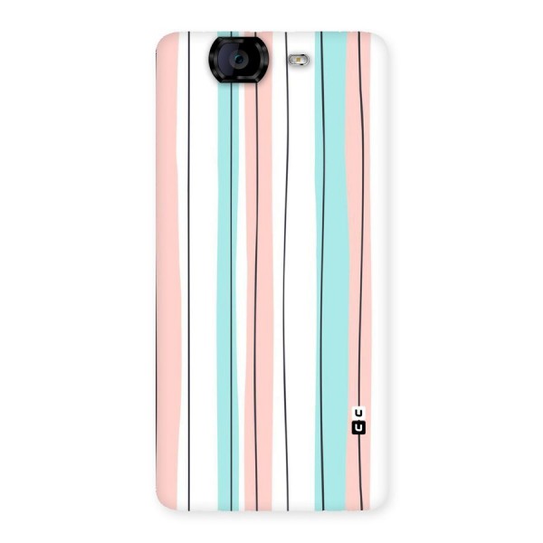 Pastel Tri Stripes Back Case for Canvas Knight A350