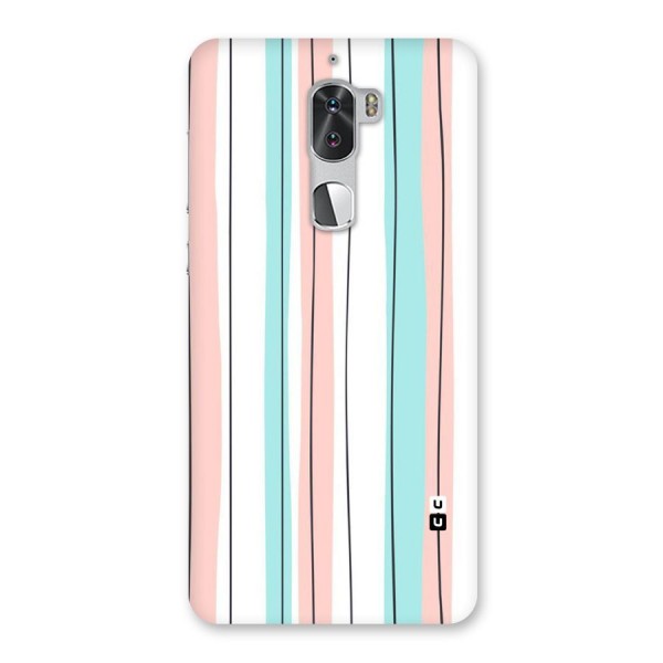 Pastel Tri Stripes Back Case for Coolpad Cool 1