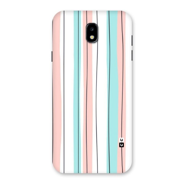 Pastel Tri Stripes Back Case for Galaxy J7 Pro