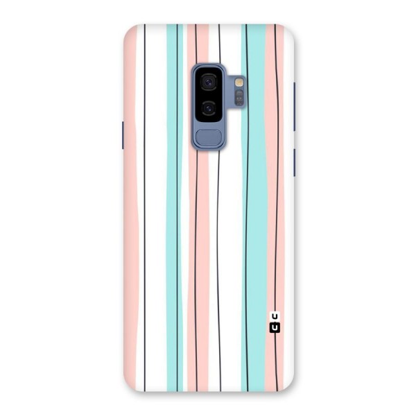 Pastel Tri Stripes Back Case for Galaxy S9 Plus