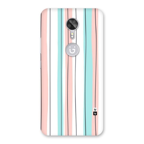 Pastel Tri Stripes Back Case for Gionee A1
