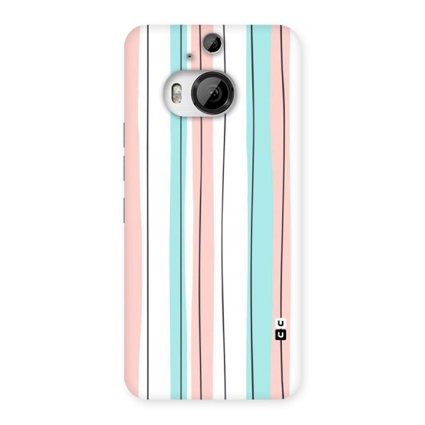 Pastel Tri Stripes Back Case for HTC One M9 Plus