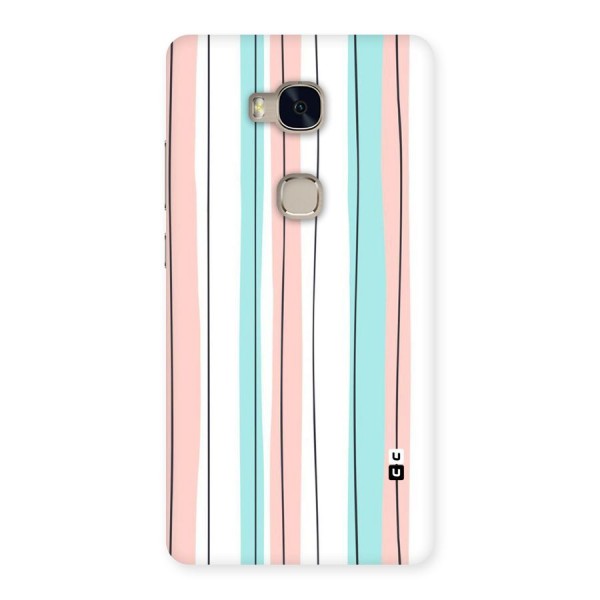 Pastel Tri Stripes Back Case for Huawei Honor 5X
