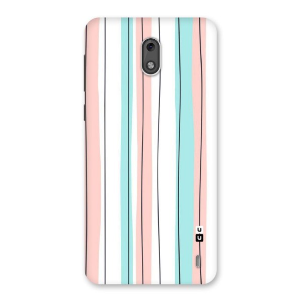 Pastel Tri Stripes Back Case for Nokia 2