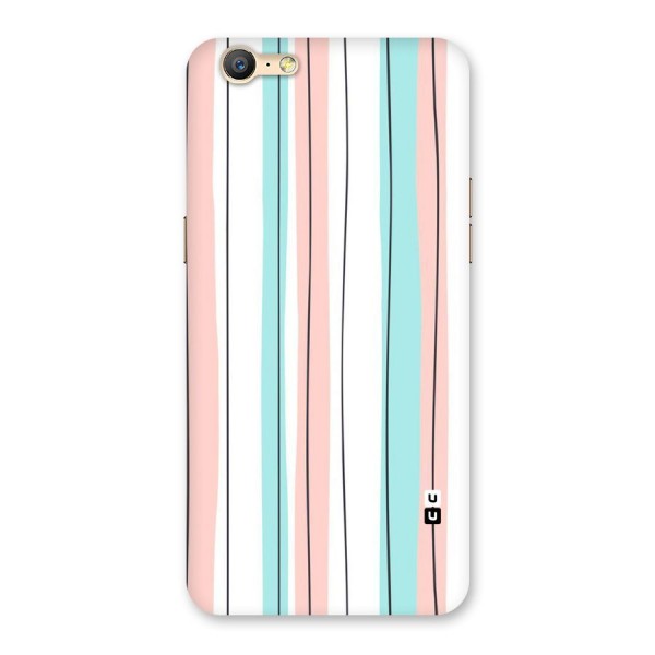 Pastel Tri Stripes Back Case for Oppo A57