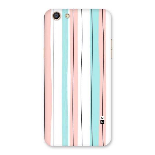 Pastel Tri Stripes Back Case for Oppo F3