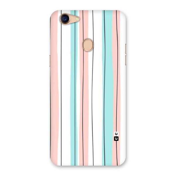 Pastel Tri Stripes Back Case for Oppo F5