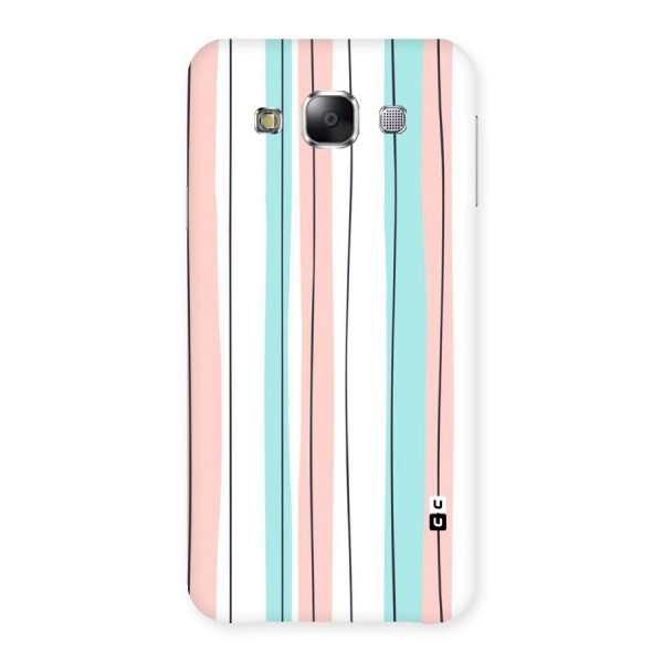 Pastel Tri Stripes Back Case for Samsung Galaxy E5