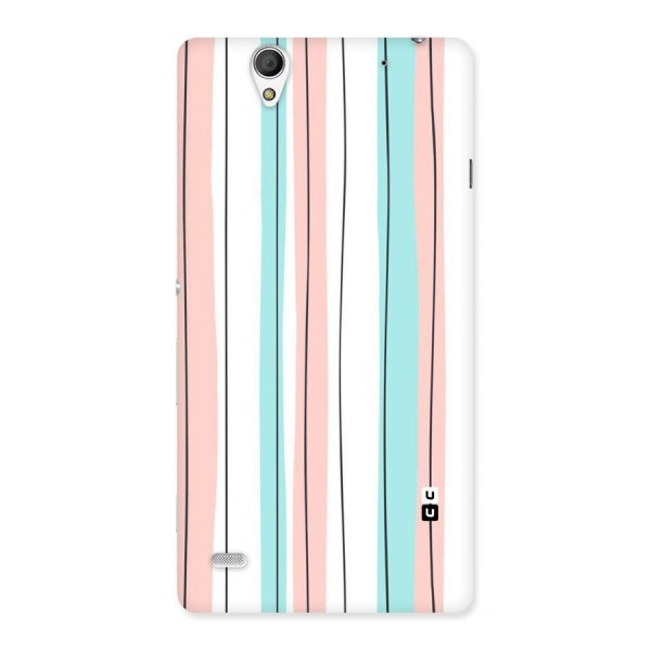 Pastel Tri Stripes Back Case for Sony Xperia C4