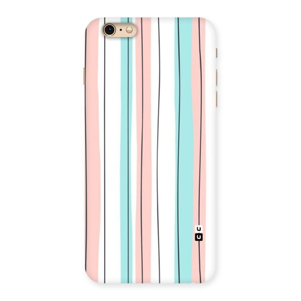 Pastel Tri Stripes Back Case for iPhone 6 Plus 6S Plus