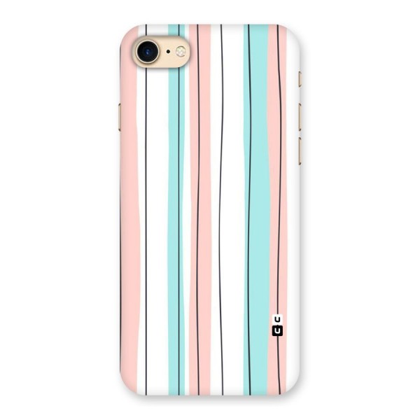 Pastel Tri Stripes Back Case for iPhone 7